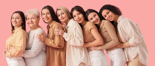 primabiotic clients smiling and huging each other